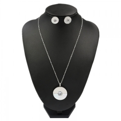 Stainless steel jewelry set  Necklace and earrings