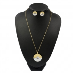 Stainless steel jewelry set  Necklace and earrings