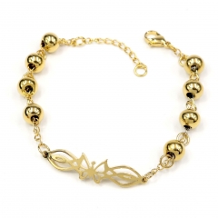 8MM Stainless Steel Bead Bracelet