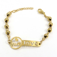 6MM Stainless Steel Bead Bracelet