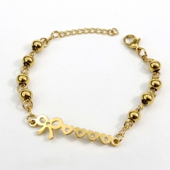 6MM Stainless Steel Bead Bracelet