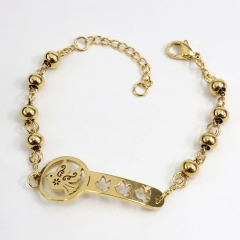 6MM Stainless Steel Bead Bracelet
