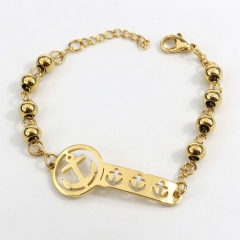 6MM Stainless Steel Bead Bracelet