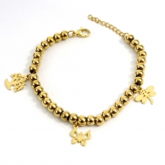 6MM Bead Stainless Steel  Bracelet
