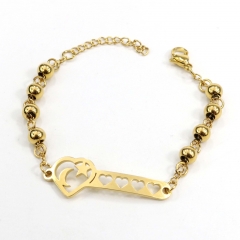 6MM Stainless Steel Bead Bracelet
