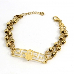 6MM Stainless Steel Bead Bracelet