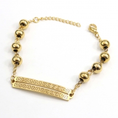 8MM beads stainless steel bracelet