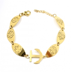 Stainless steel Anchor bracelet