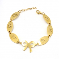 Stainless steel Bow tie bracelet