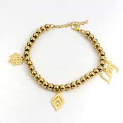 6MM beads stainless steel bracelet