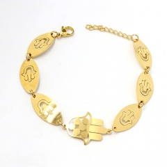 Stainless steel palm bracelet