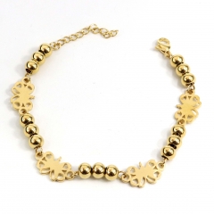 6MM beads stainless steel bracelet