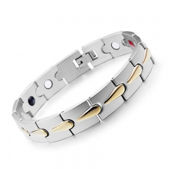 Men's  4 in 1 Health Magnetic Stainless Steel Bracelet