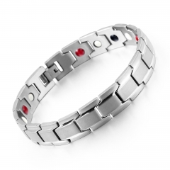 Men's  4 in 1 Health Magnetic Stainless Steel Bracelet
