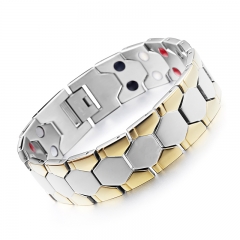 Men's  4 in 1 Health Magnetic Stainless Steel Bracelet