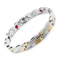 Men's  4 in 1 Health Magnetic Stainless Steel Bracelet