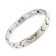 Men's  4 in 1 Health Magnetic Stainless Steel Bracelet