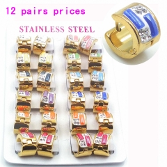 Stainless steel jewelry earrings