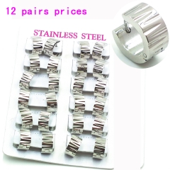Stainless steel jewelry earrings