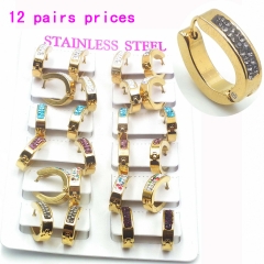 Stainless steel jewelry earrings