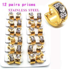 Stainless steel jewelry earrings