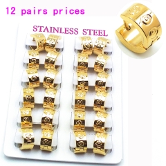 Stainless steel jewelry earrings