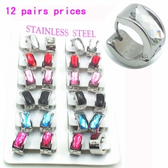 Stainless steel jewelry earrings