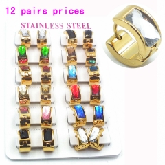 Stainless steel jewelry earrings