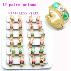 Stainless steel jewelry earrings