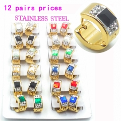 Stainless steel jewelry earrings