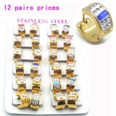 Stainless steel jewelry earrings