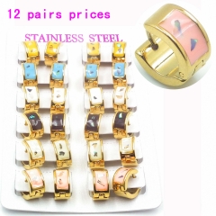 Stainless steel jewelry earrings