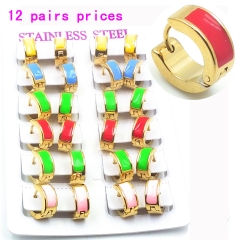 Stainless steel jewelry earrings