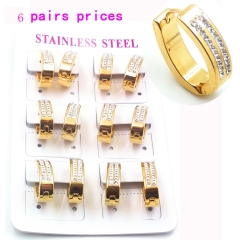 Stainless steel jewelry earrings