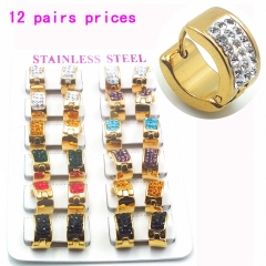 Stainless steel jewelry earrings