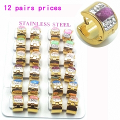 Stainless steel jewelry earrings