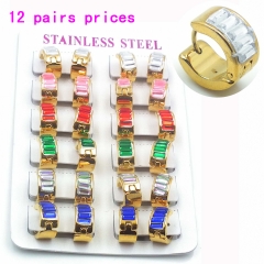 Stainless steel jewelry earrings