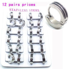 Stainless steel jewelry earrings