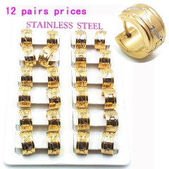 Stainless steel jewelry earrings