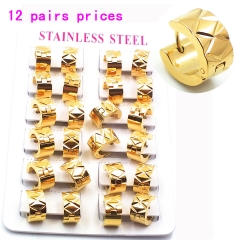 Stainless steel jewelry earrings