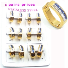 Stainless steel jewelry earrings