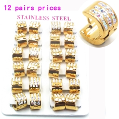 Stainless steel jewelry earrings