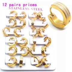 Stainless steel jewelry earrings