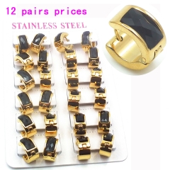 Stainless steel jewelry earrings