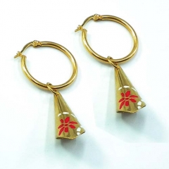 Stainless steel jewelry earrings