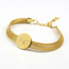 Stainless steel religious bracelet wholesale