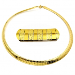 8 mm stainless steel Omega collar necklace wholesale