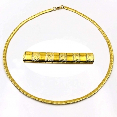 4mm stainless steel Omega collar necklace wholesale