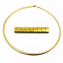 4mm stainless steel Omega collar necklace wholesale