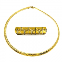 6 mm stainless steel Omega collar necklace wholesale